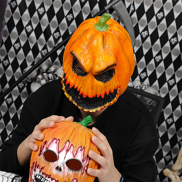 Scary Pumpkin Mask 40563#