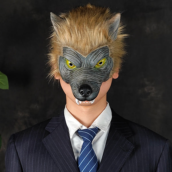 Half Wolf Head Mask 40561#