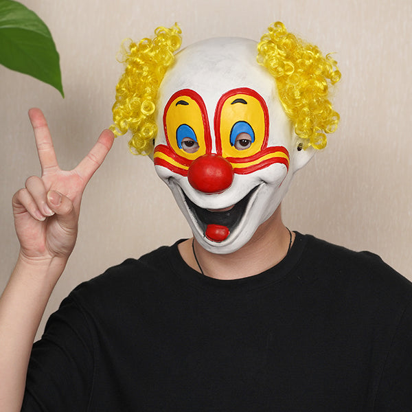 Yellow Funny Clown Mask 40460#