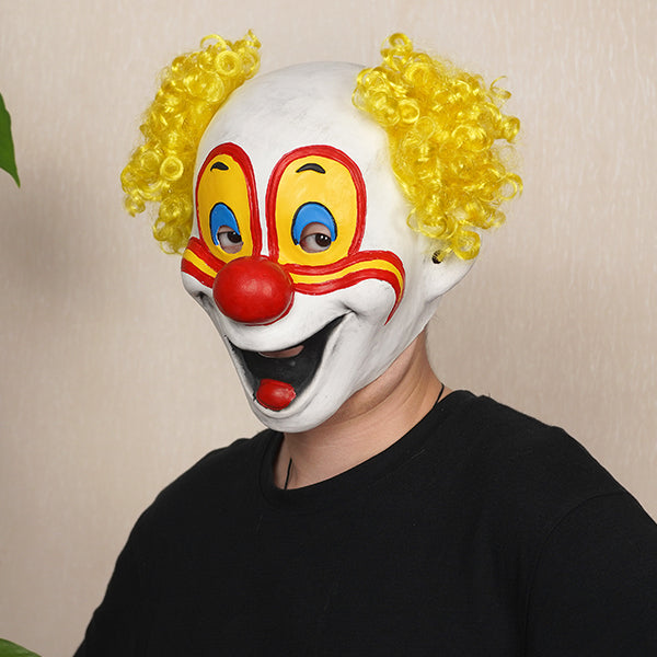 Yellow Funny Clown Mask 40460#