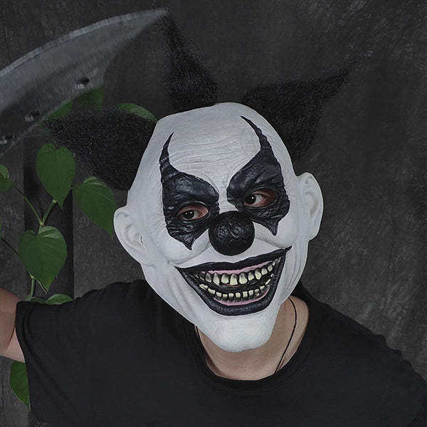 Black And White Clown Mask 40629-1#