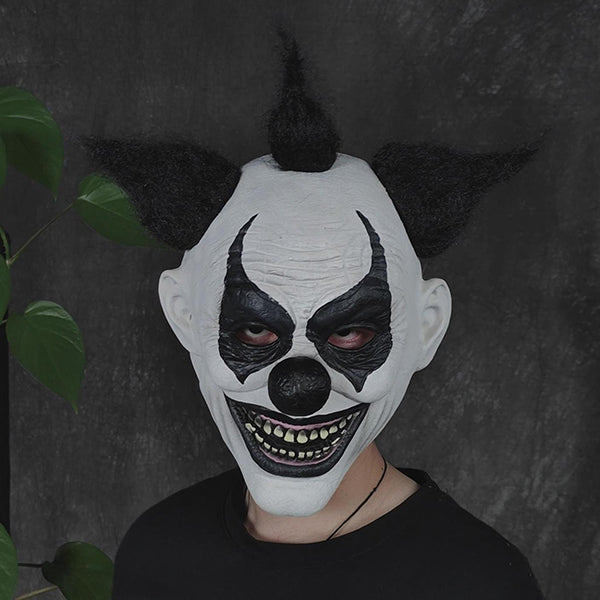 Black And White Clown Mask 40629-1#