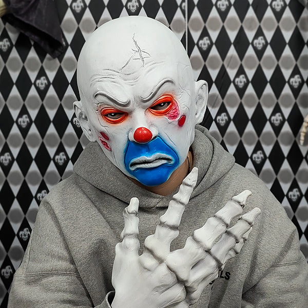 Fierce Bald Clown Mask 40961#