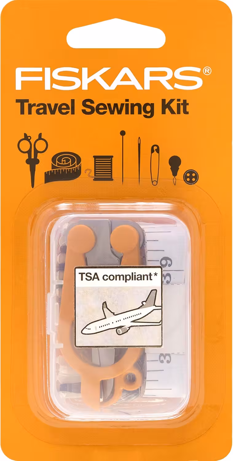 Fiskars 27-Piece Travel Sewing Kit