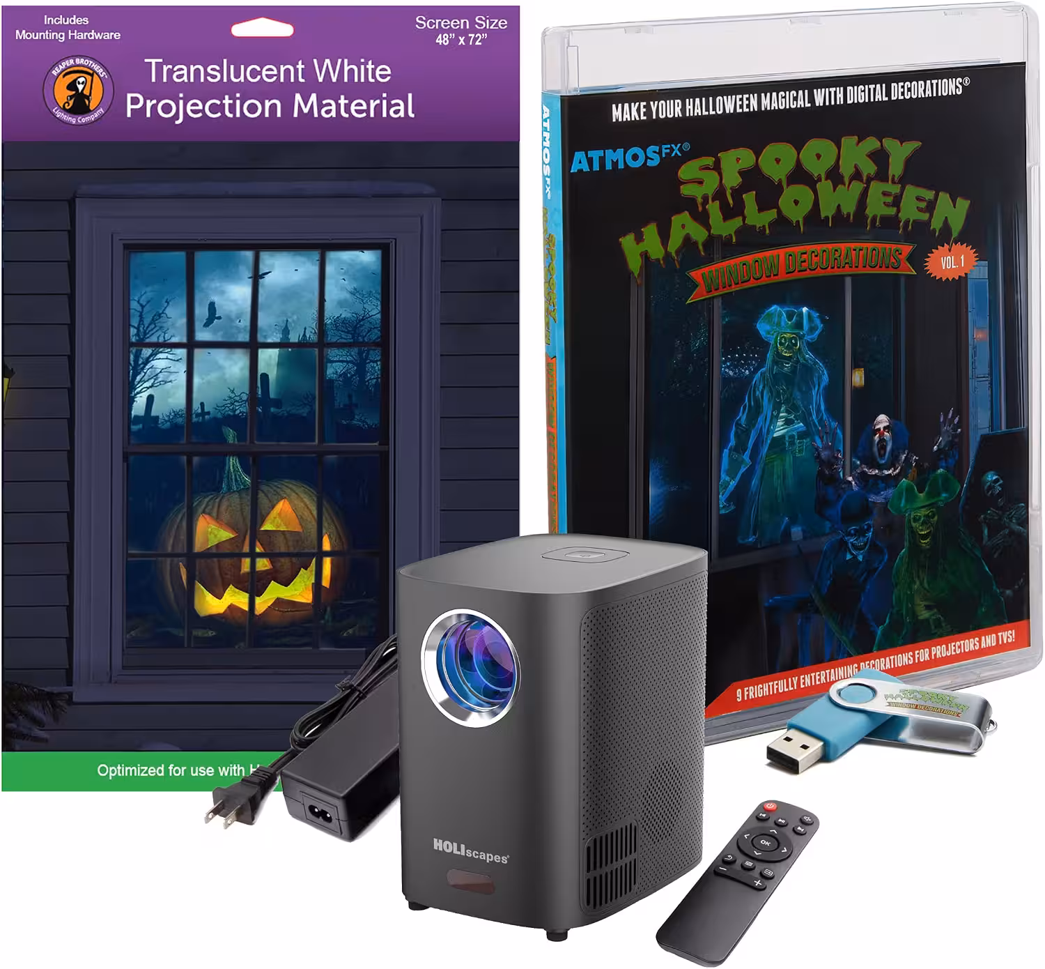 Reaper Brothers Spooky Halloween Digital Decoration Kit