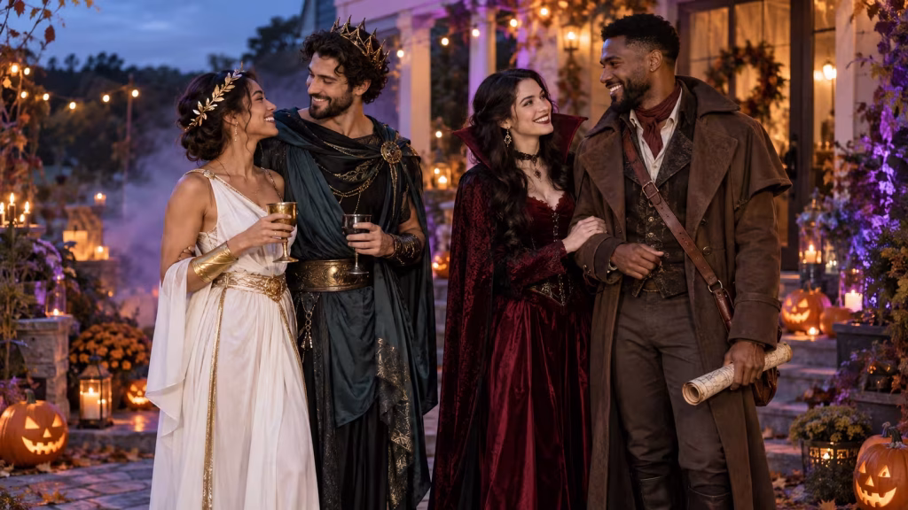 Greek mythology and classic horror couples Halloween costumes for 2026