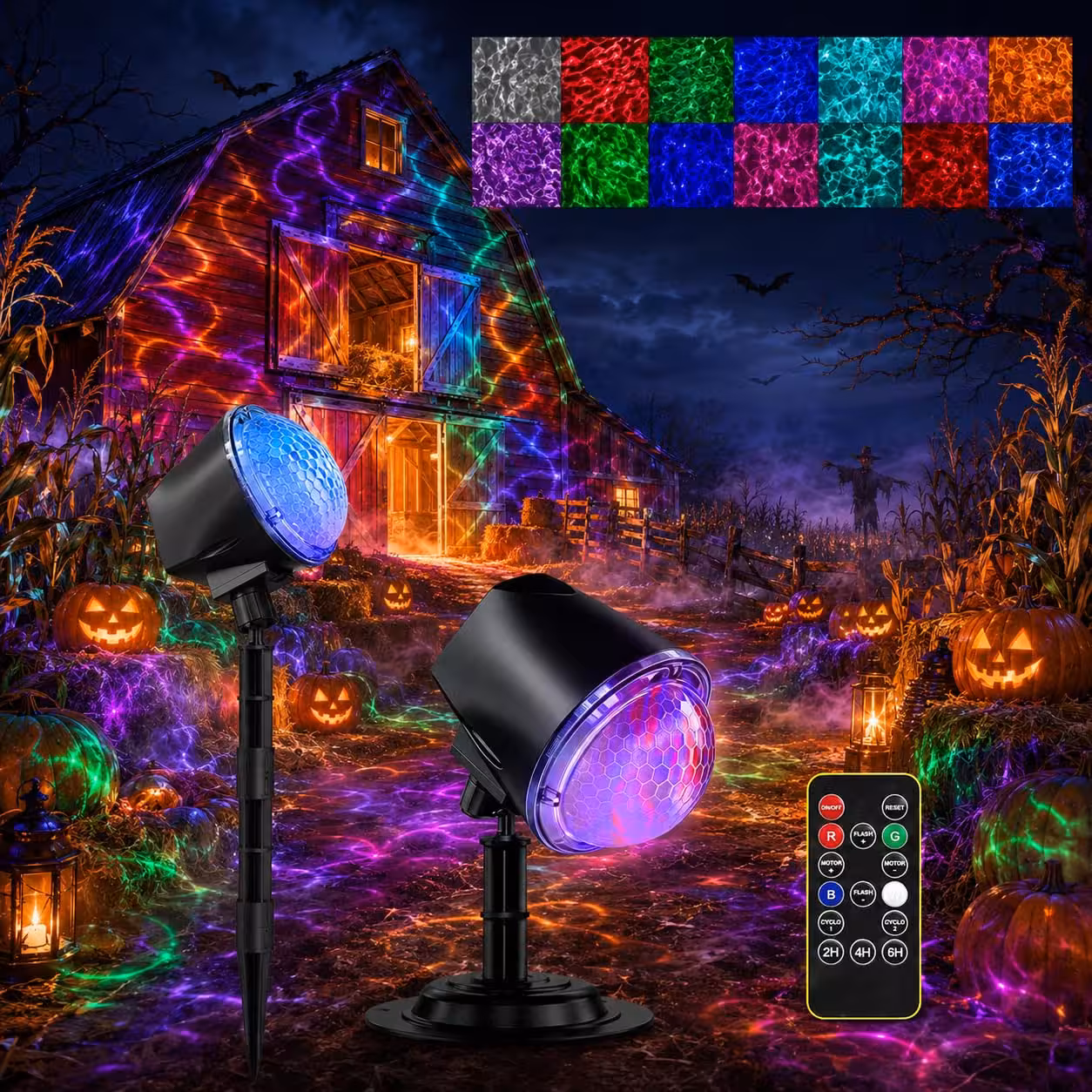 VanSmaGo Outdoor Ocean Wave Projector Light